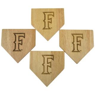 The "F" Home Plate Coasters, 4Pk